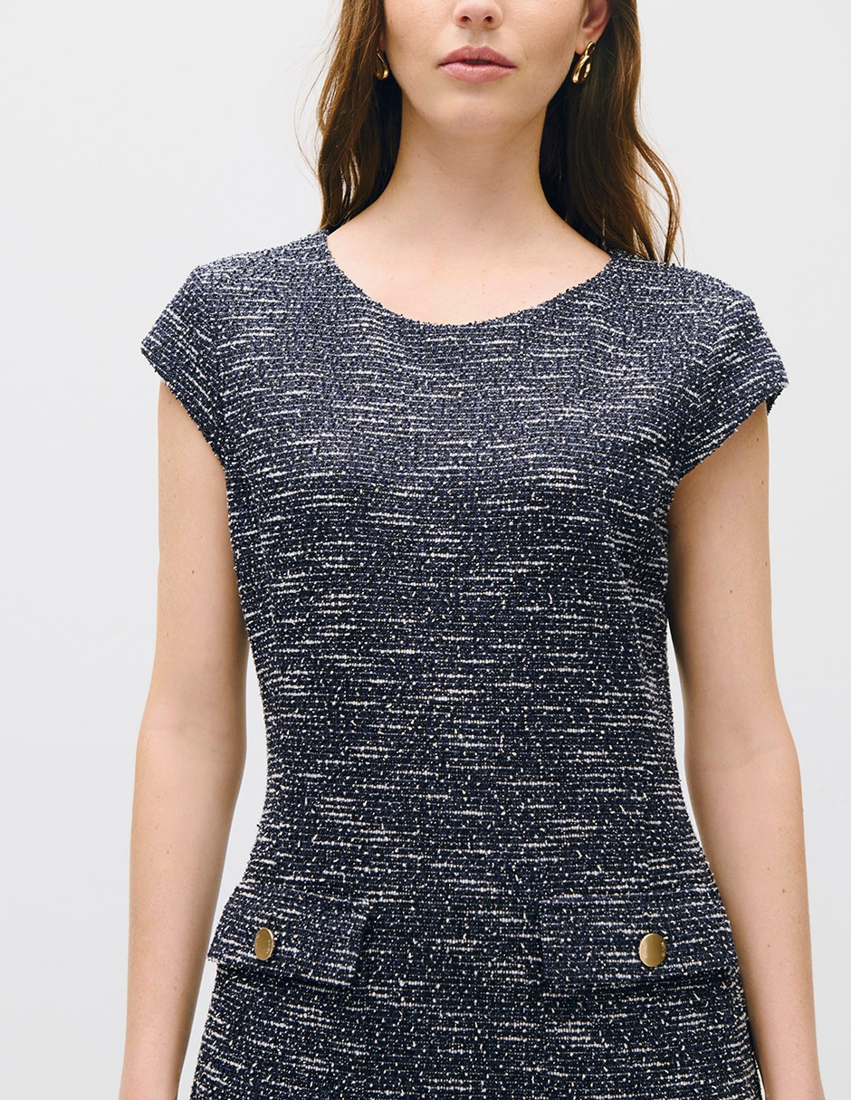 Vestido corto casual toulouse para mujer 4