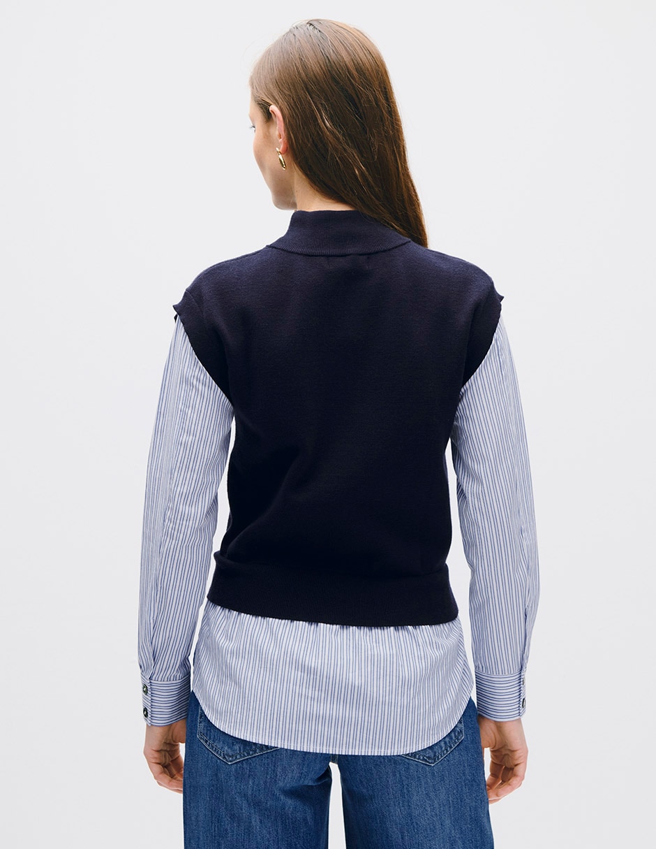 Chaleco juliode viscosa para mujer 3