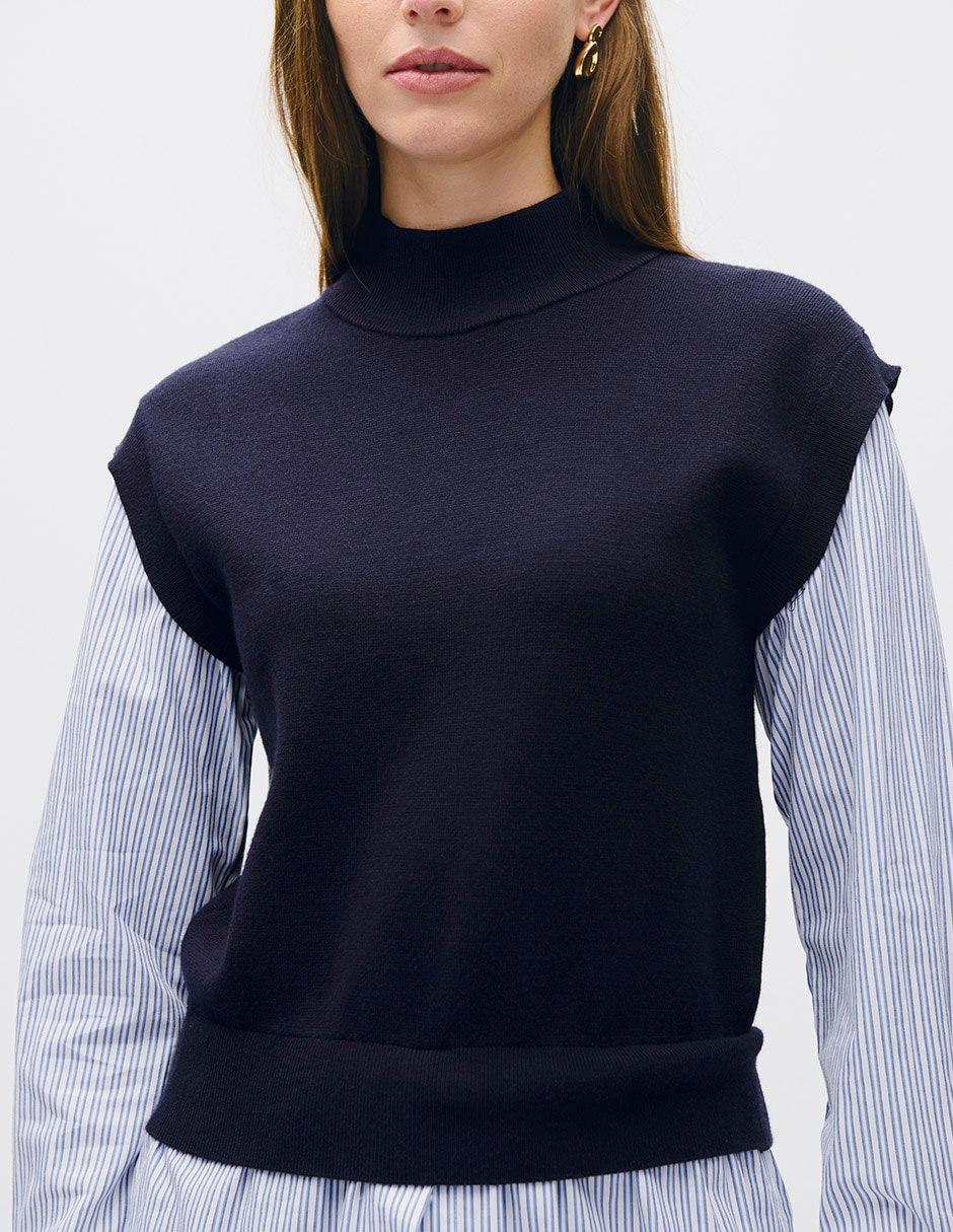 Chaleco juliode viscosa para mujer 4