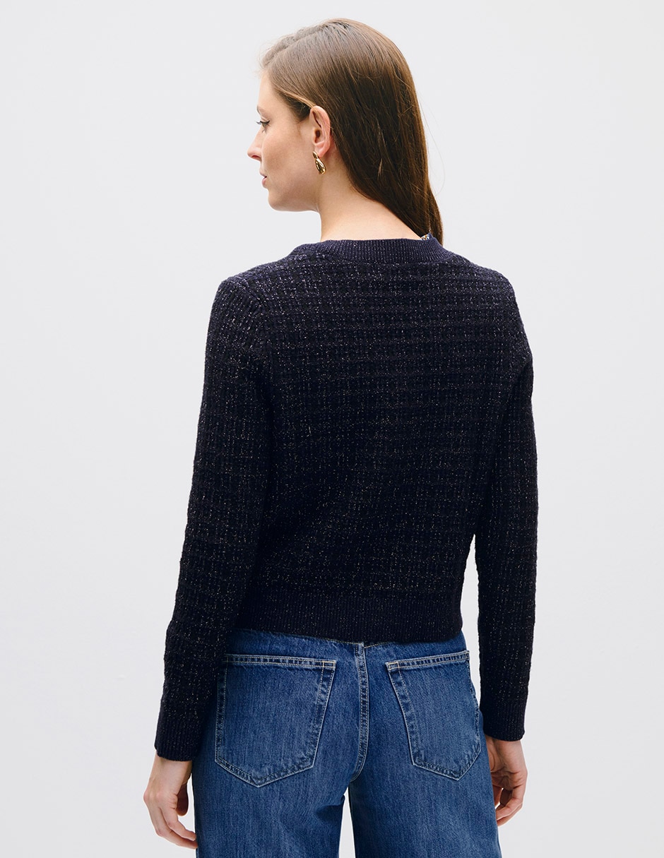 Suéter cuello redondo para mujer 3