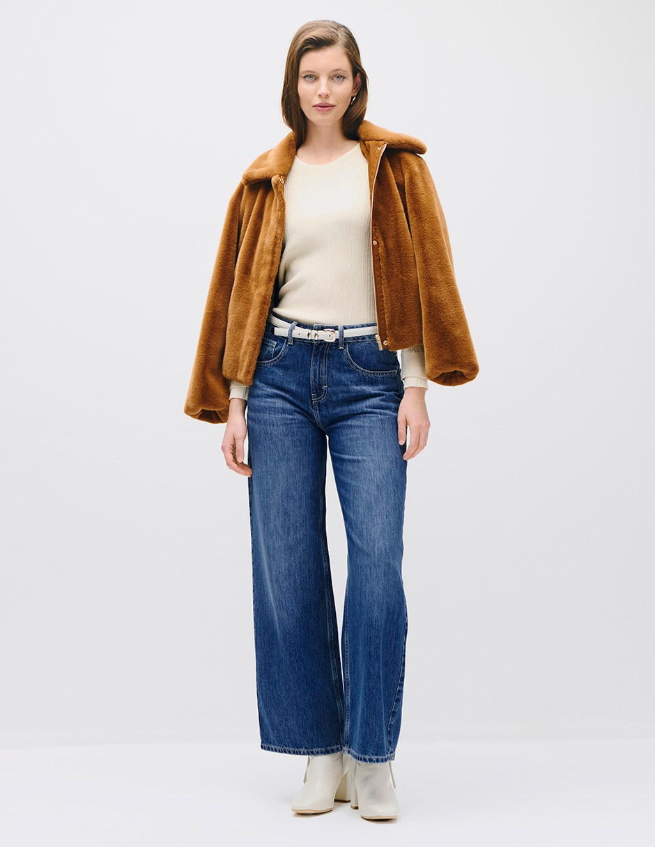 Suéter cuello redondo para mujer 2