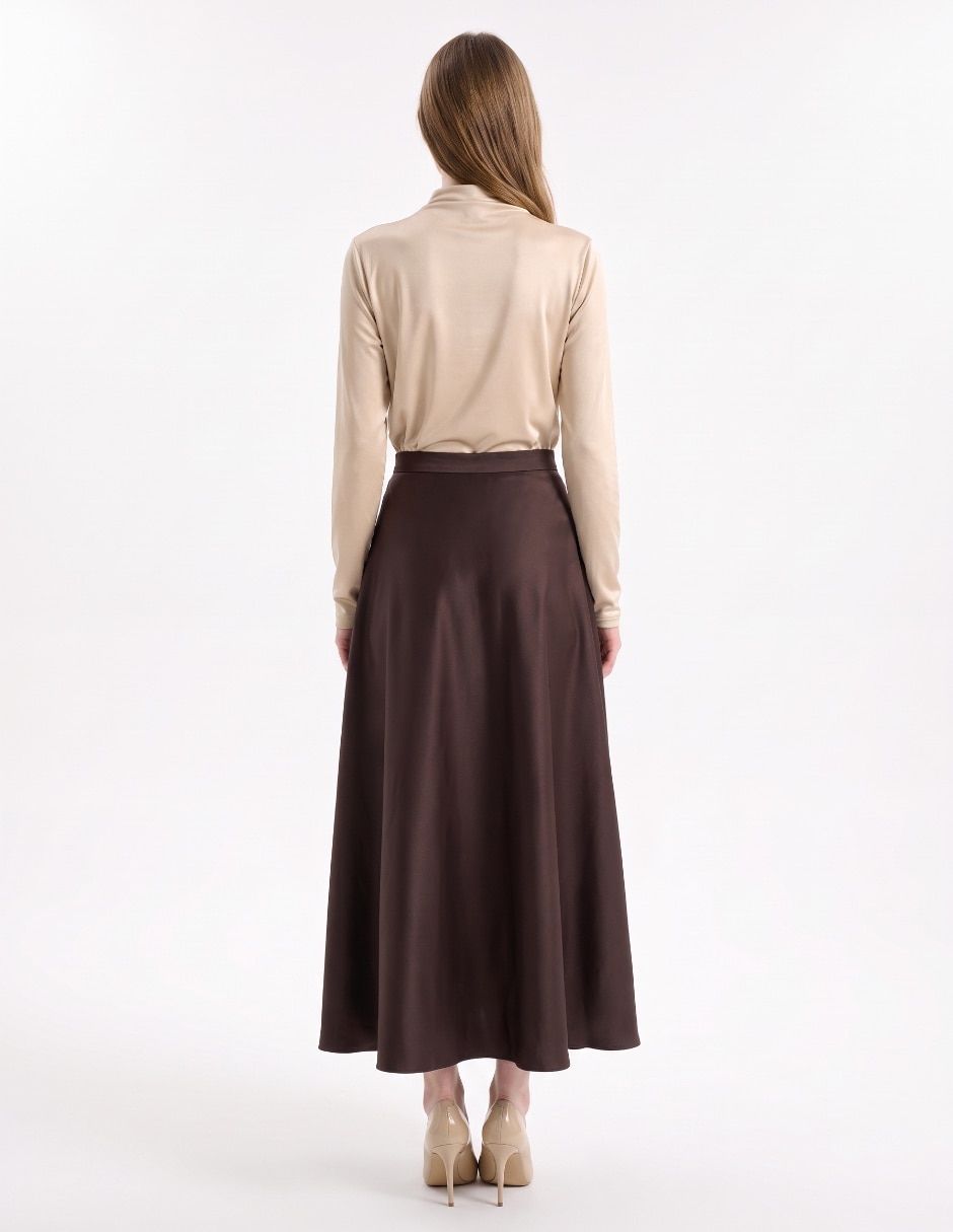 Falda/Falda short/Falda pantalón Midi de Poliéster y elastano a la (si aplica) Cadera 2