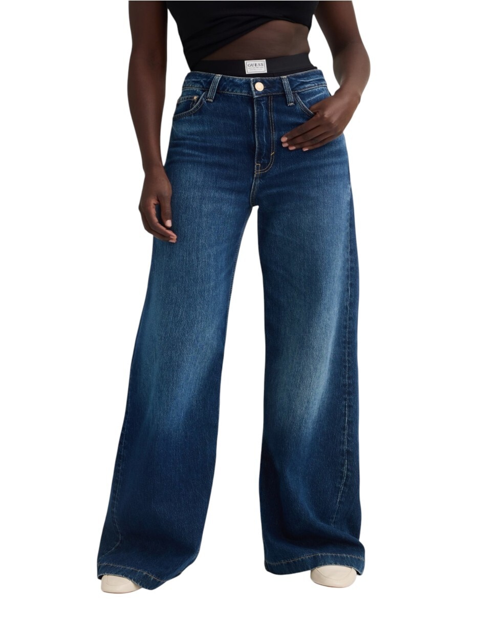 Jeans wide leg para mujer