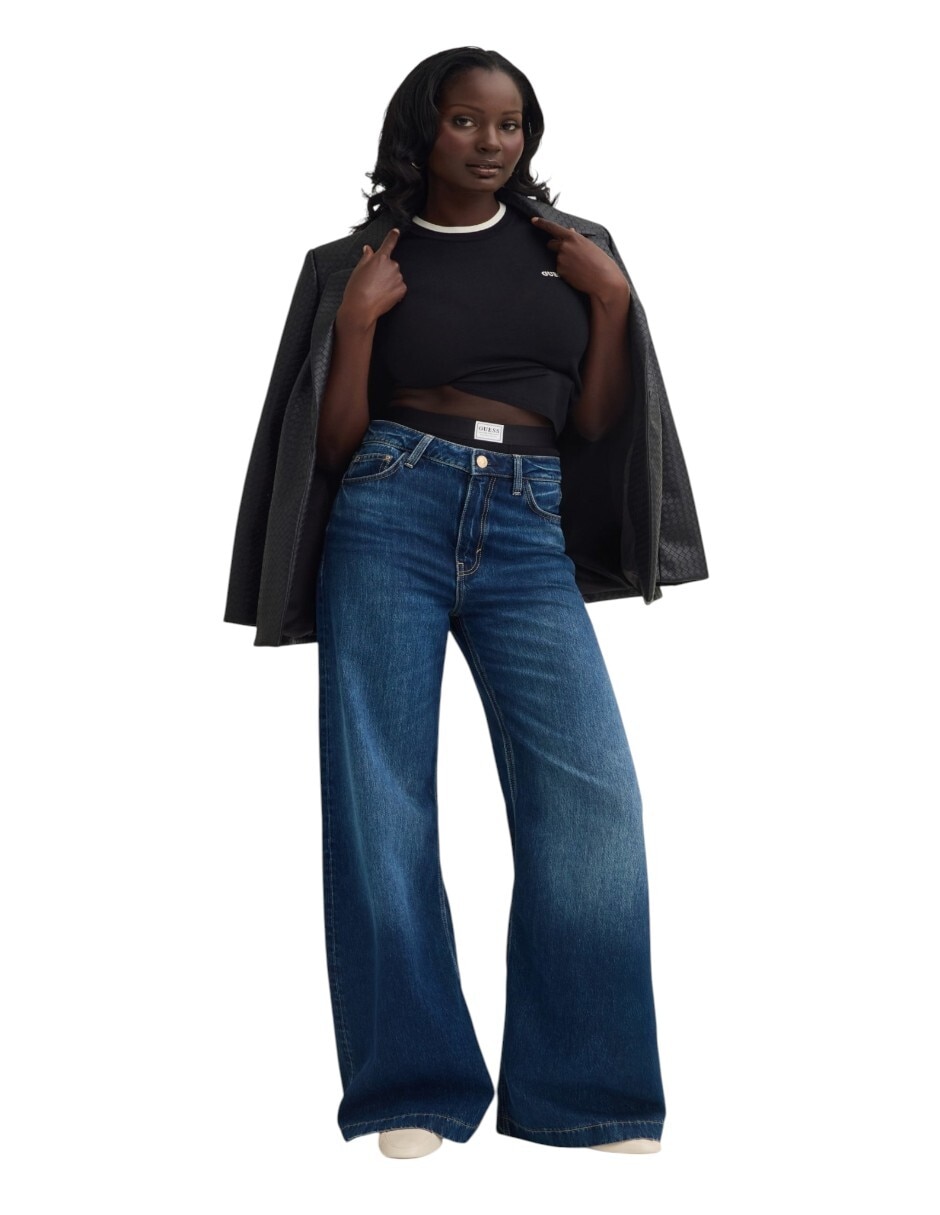 Jeans wide leg para mujer 2