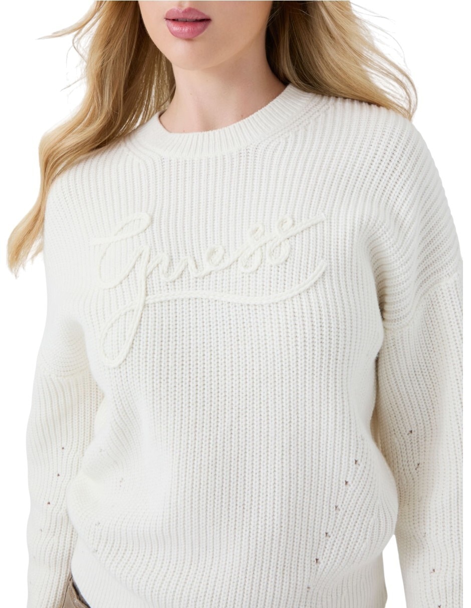 Suéter cuello redondo para mujer 3