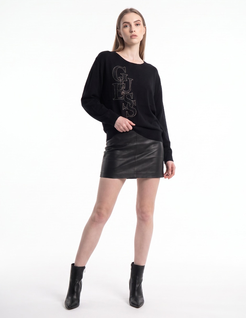 Suéter cuello redondo para mujer 3