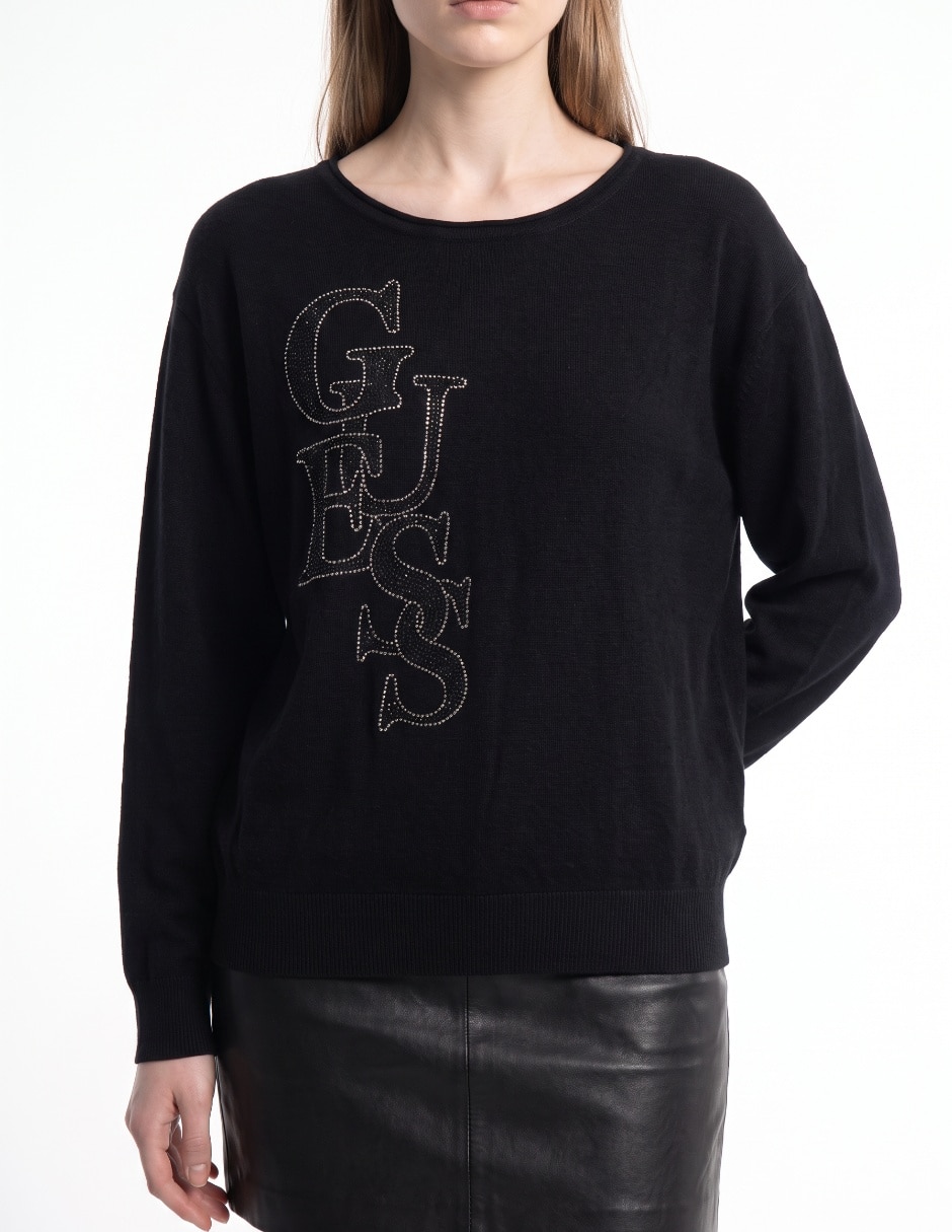 Suéter cuello redondo para mujer 4