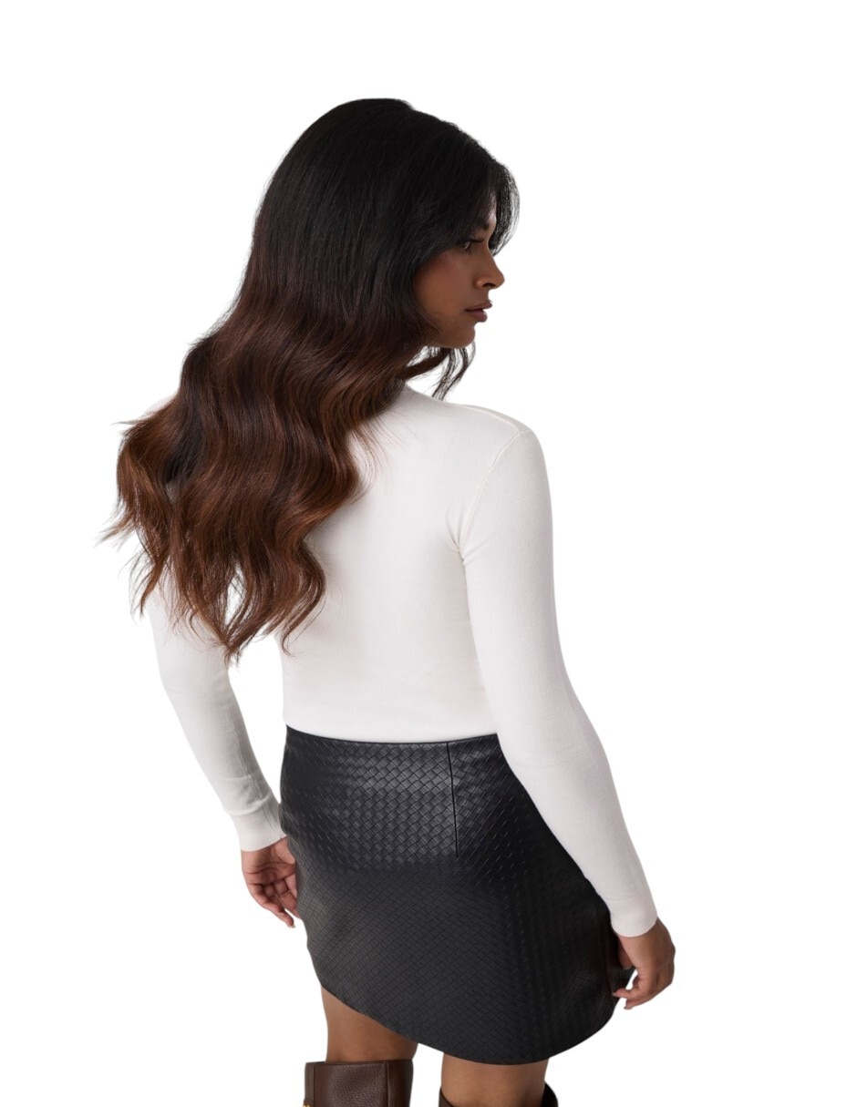 Suéter cuello redondo para mujer 3