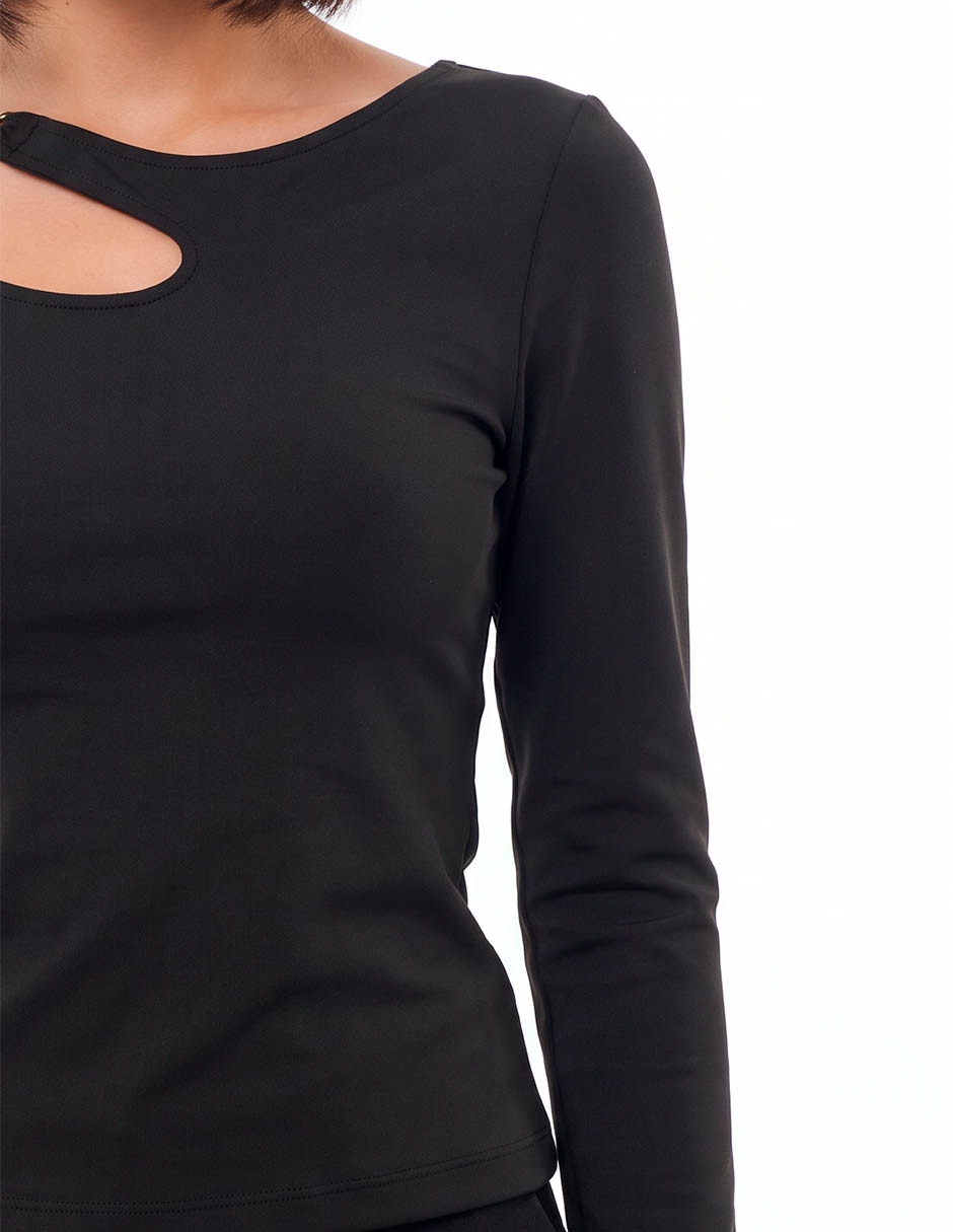 Blusa manga corta para mujer 4