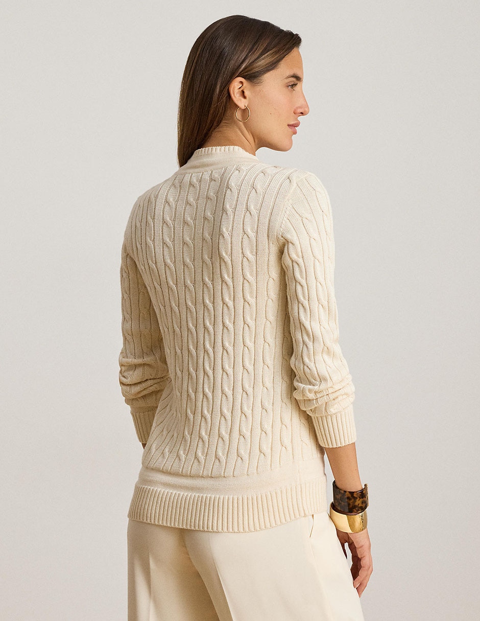 Suéter cuello v para mujer 2