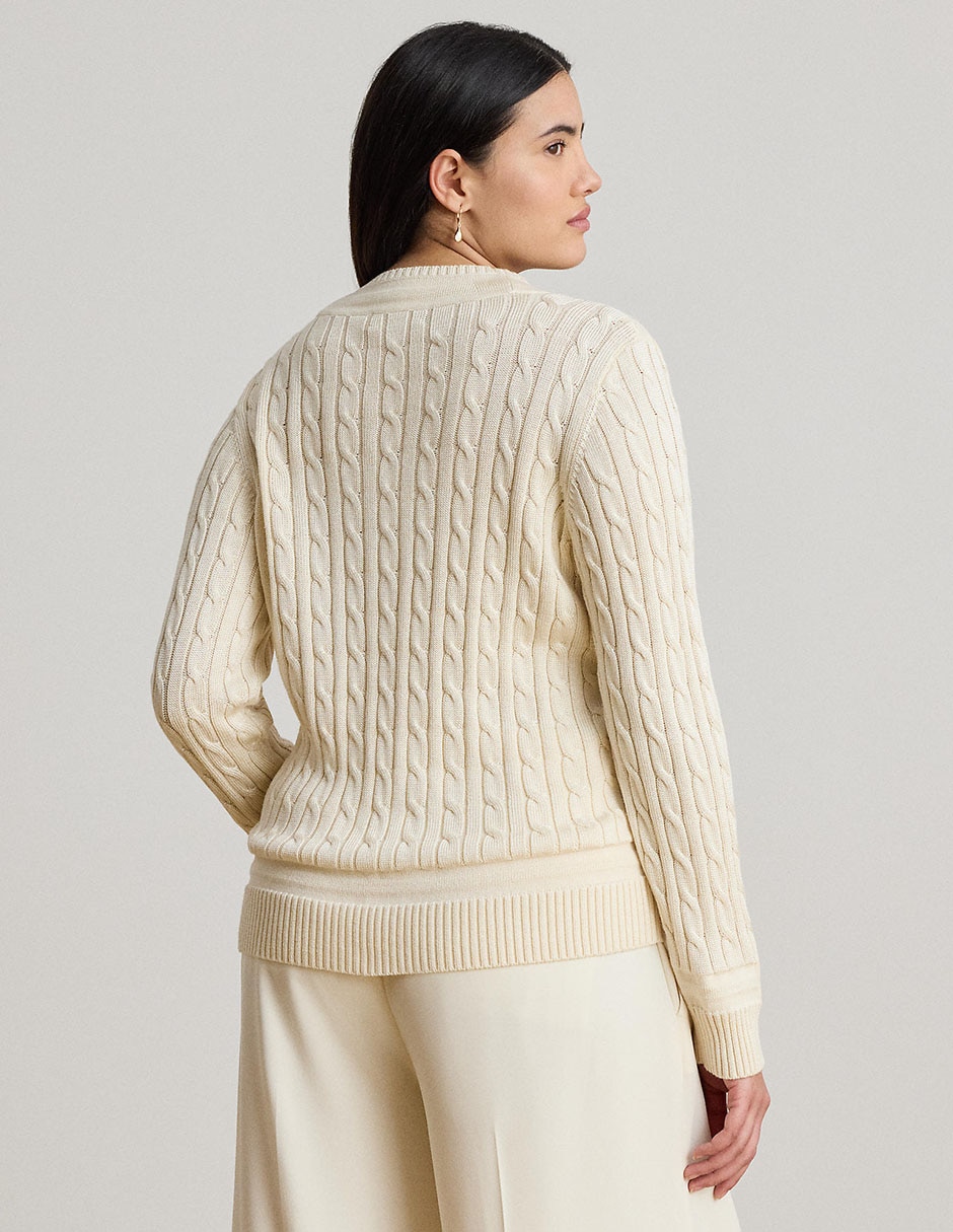 Suéter cuello v para mujer 7