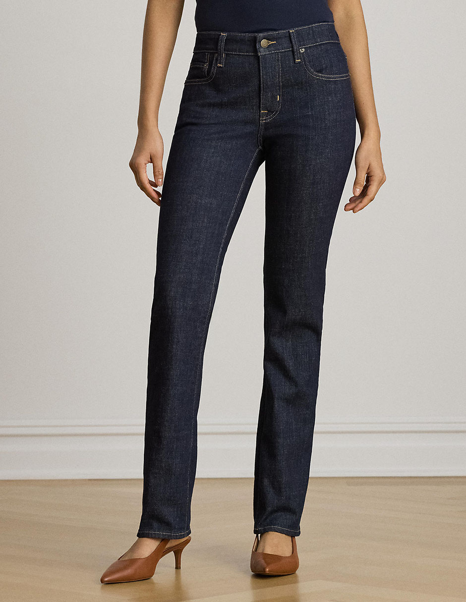 Jeans straight a la cintura para mujer Jeans straight a la cintura para mujer