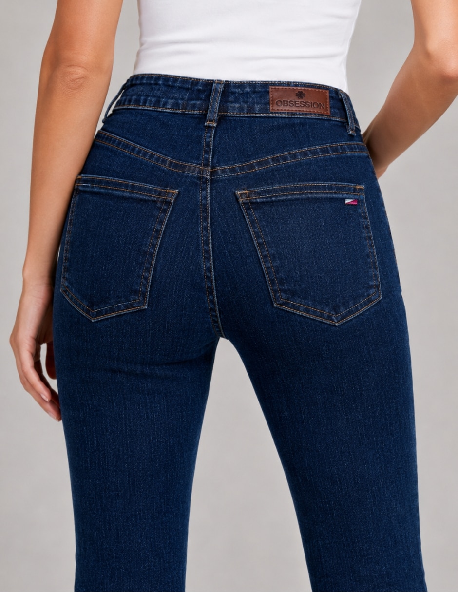 Jeans boot 25668-d para mujer 4