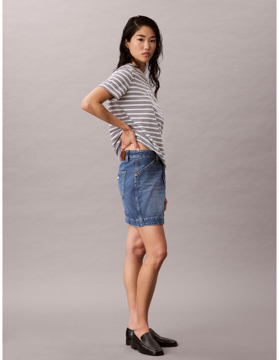 Playera manga corta cuello redondo mujer 4