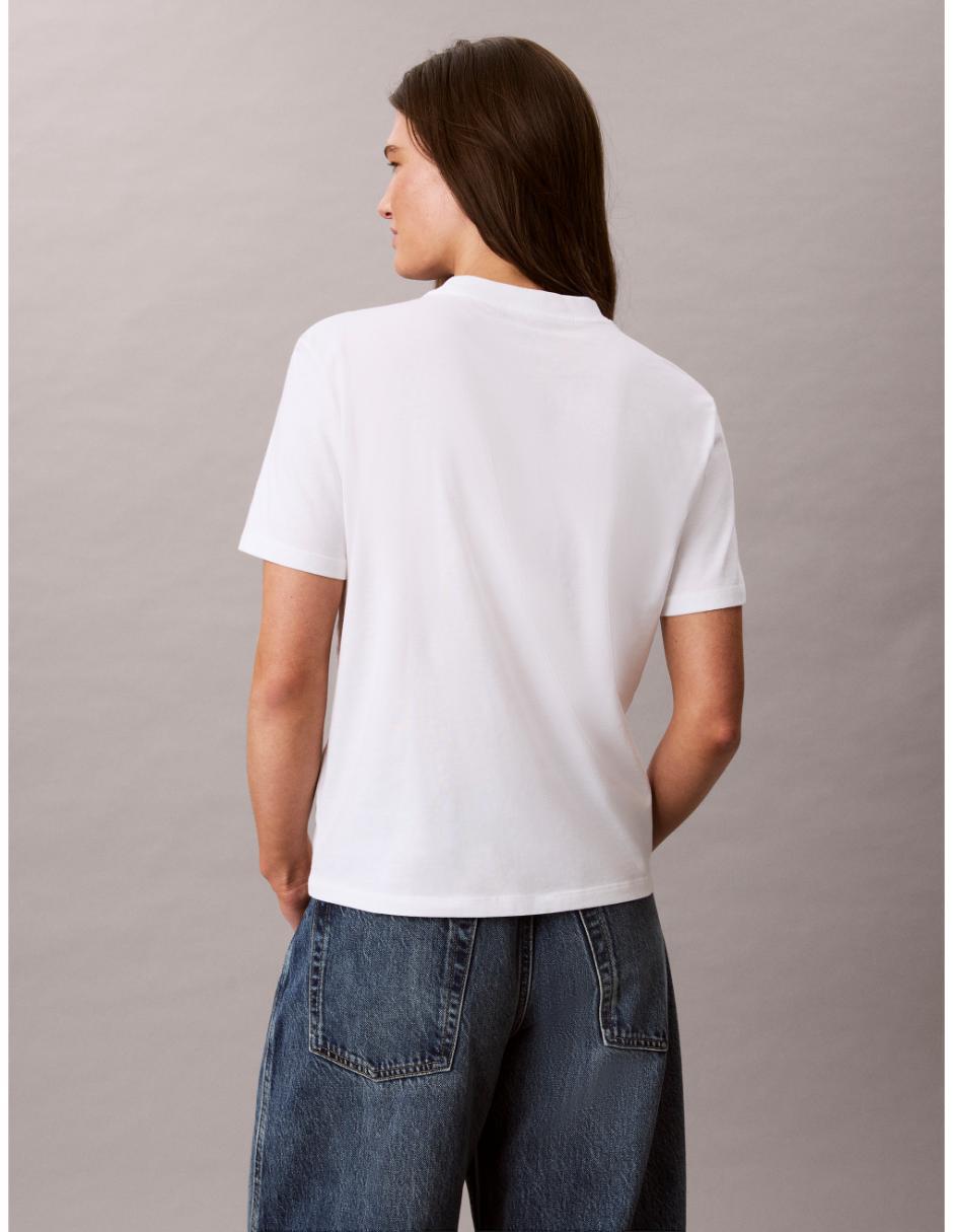 Playera manga corta cuello redondo mujer 3