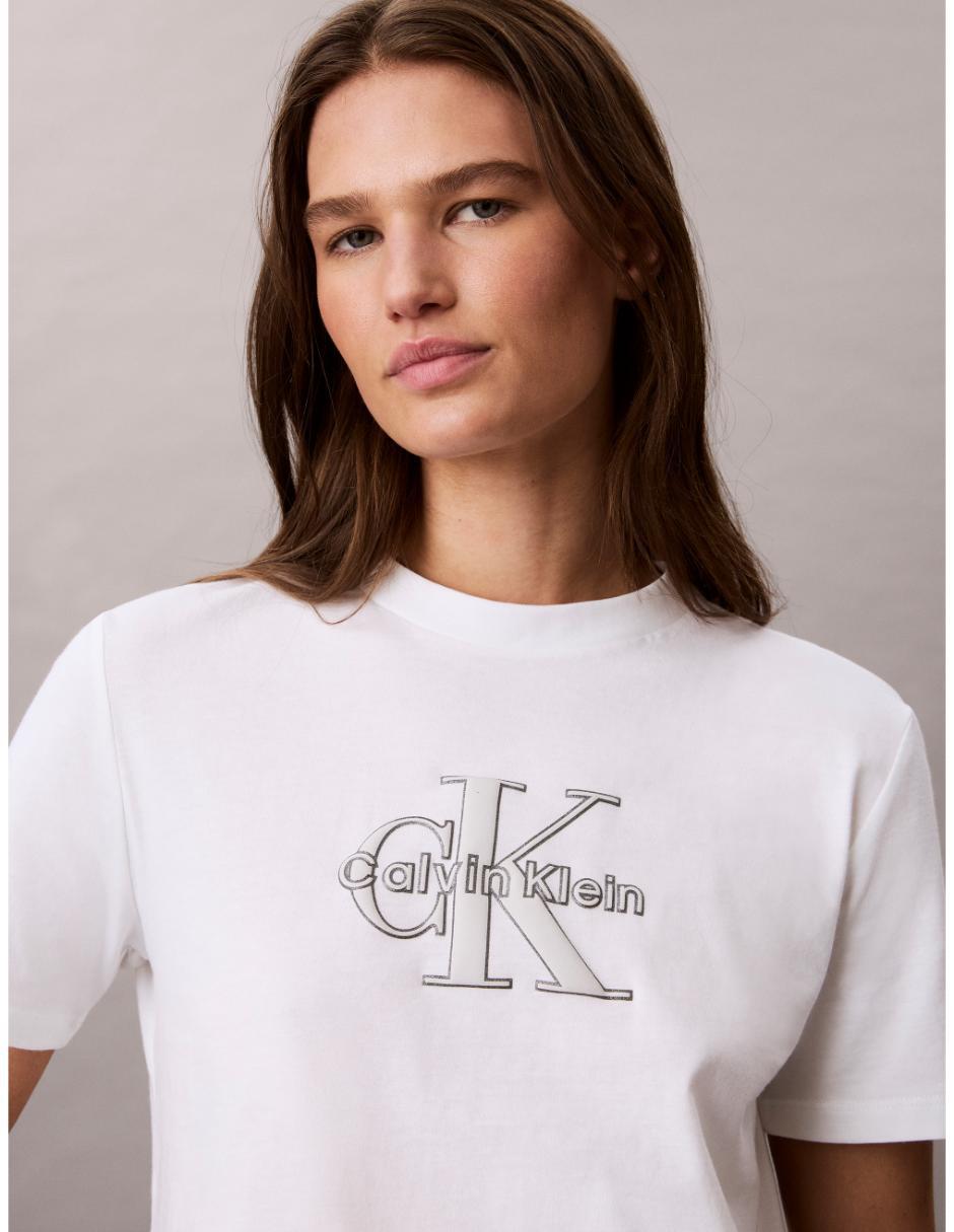 Playera manga corta cuello redondo mujer 5