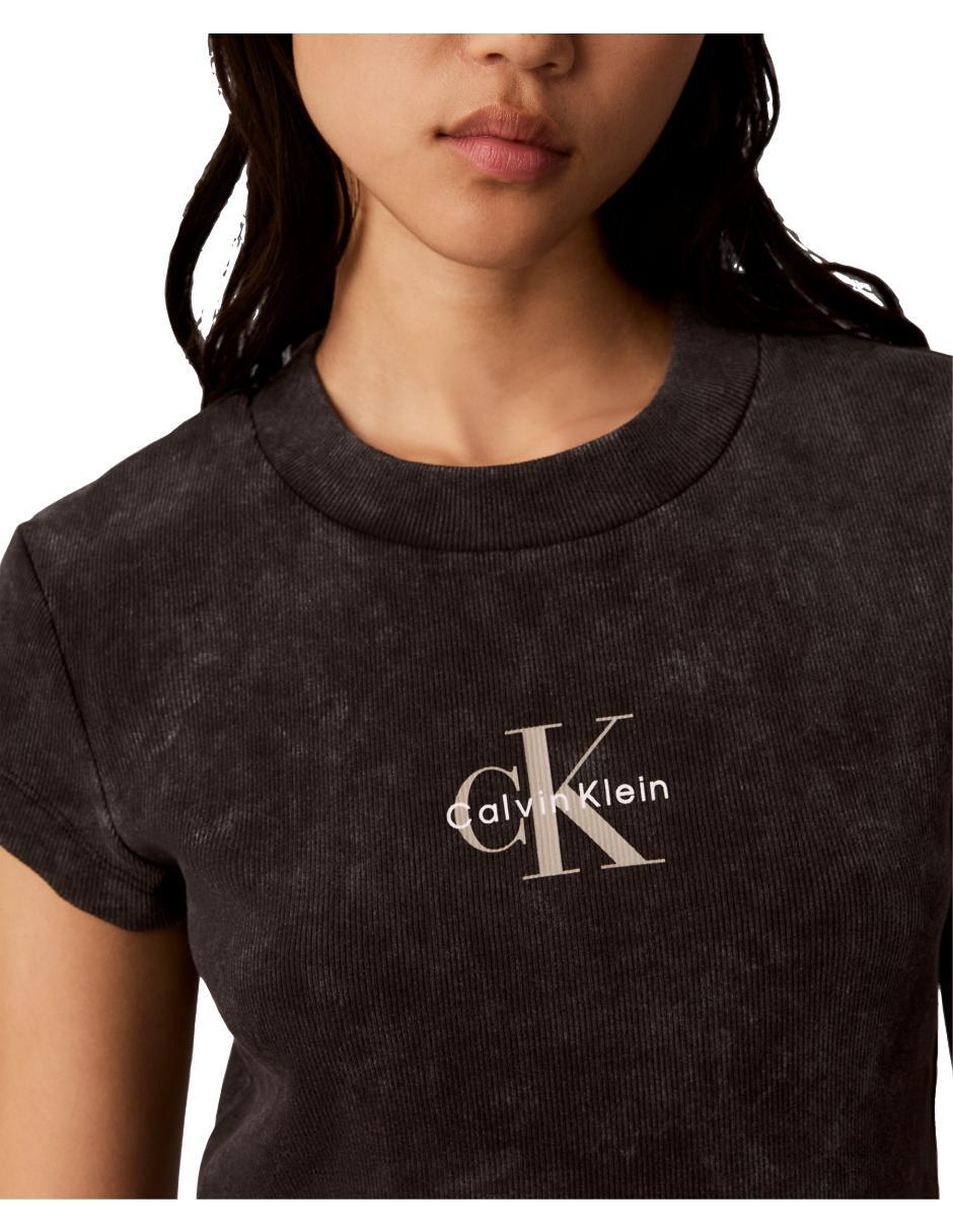 Playera manga corta cuello redondo mujer 5
