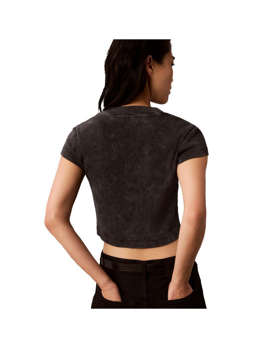 Playera manga corta cuello redondo mujer 2