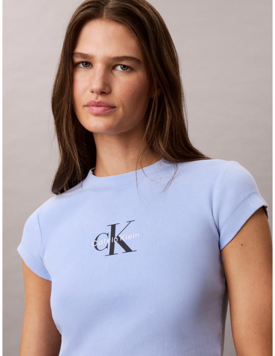 Playera manga corta cuello redondo mujer 5