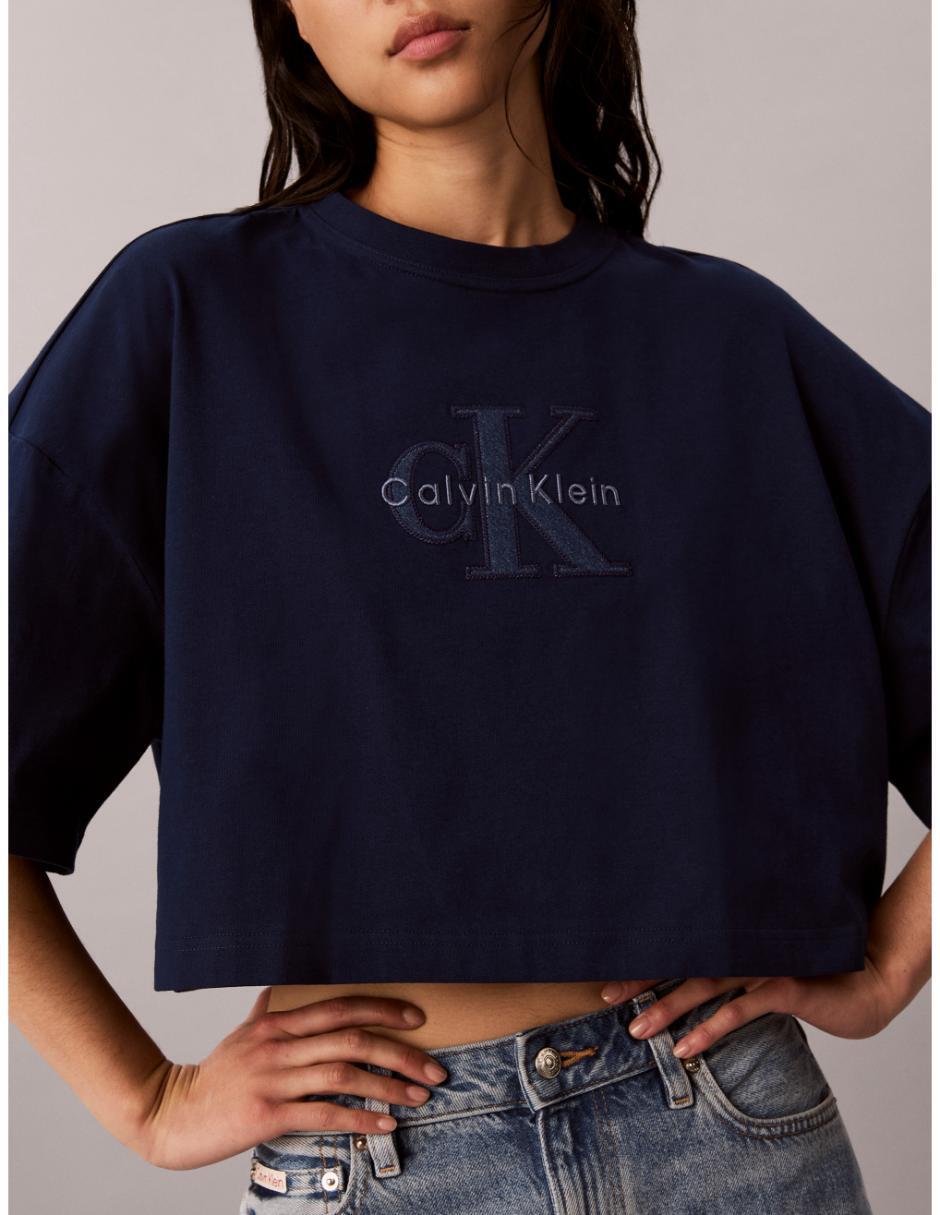 Playera manga corta cuello redondo mujer 7