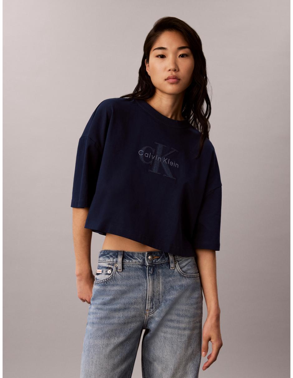 Playera manga corta cuello redondo mujer 3