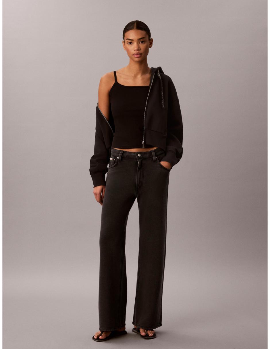Pants acampanado con elástico para mujer Pants acampanado con elástico para mujer
