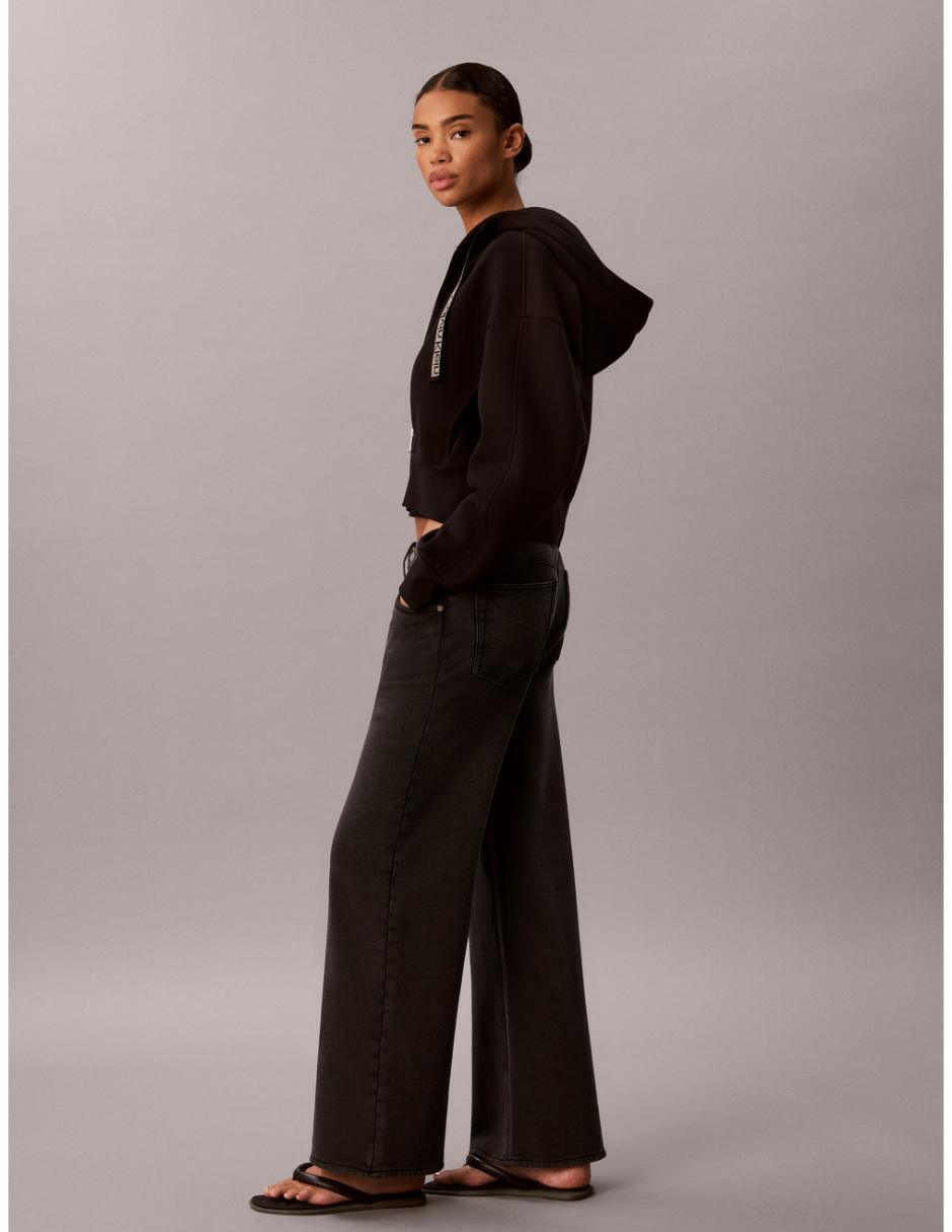 Pants acampanado con elástico para mujer 2