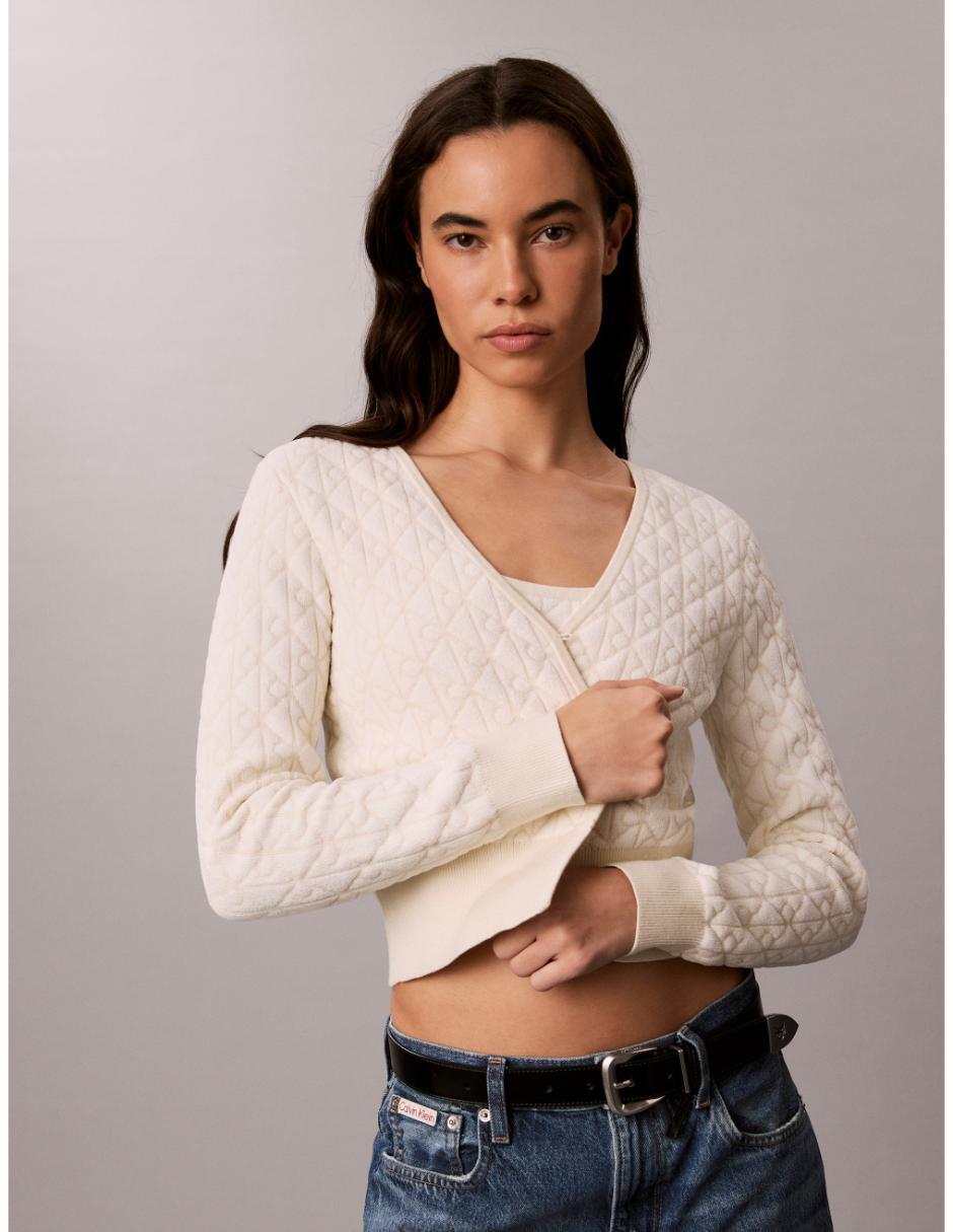 Suéter cuello V para mujer 6