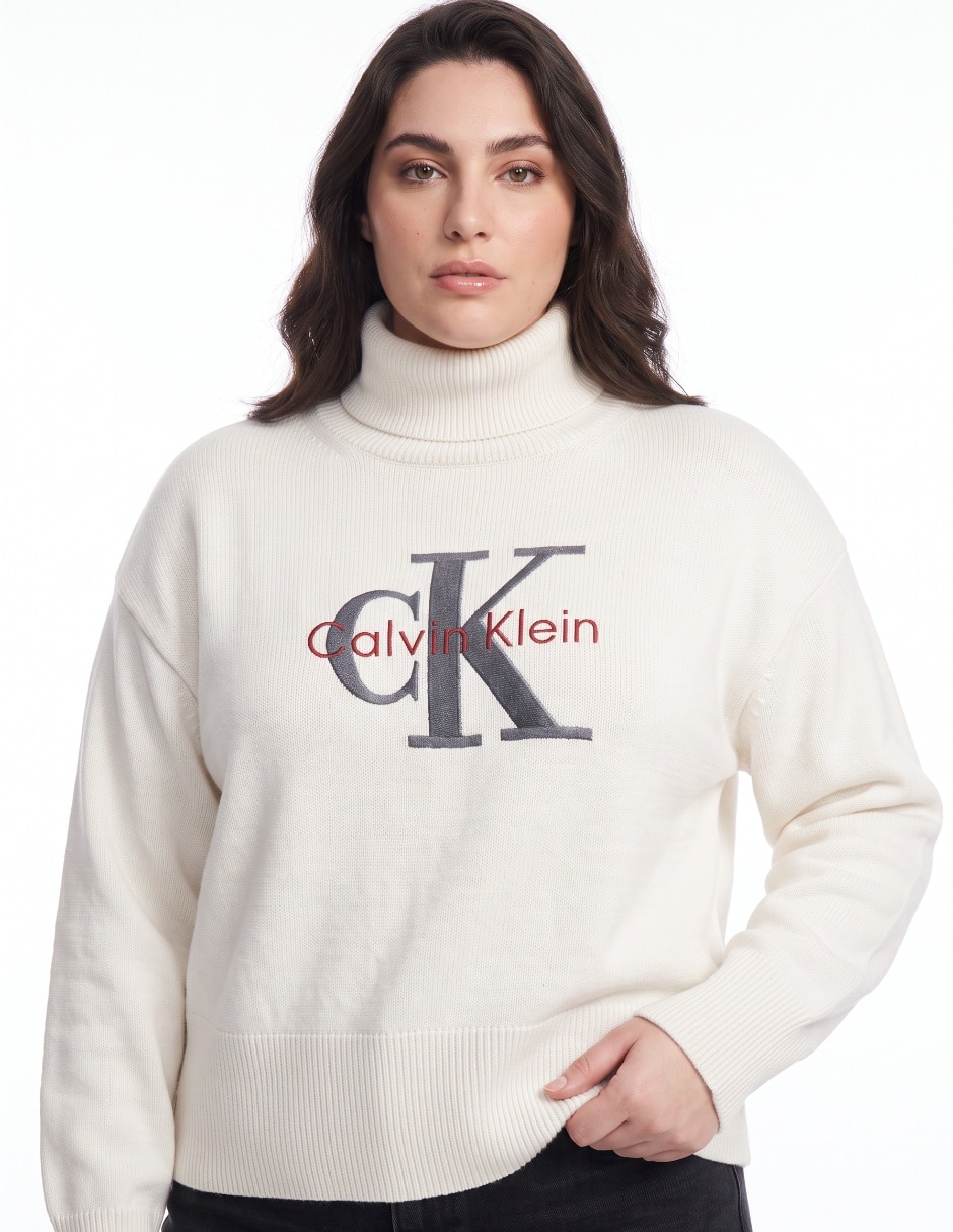 Suéter cuello alto para mujer