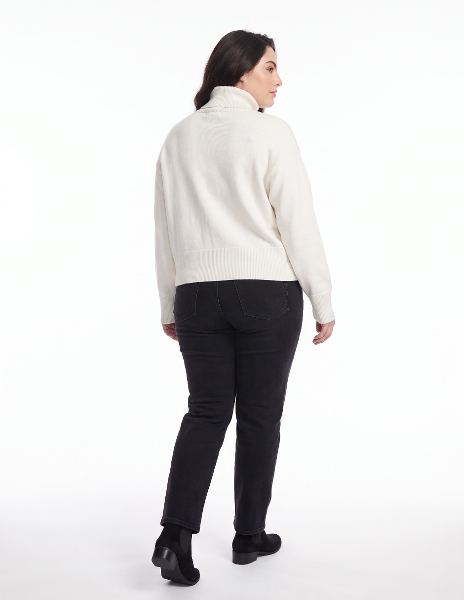 Suéter cuello alto para mujer 2