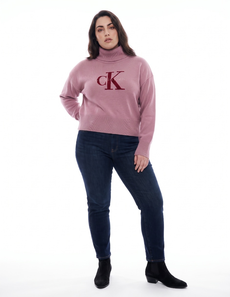 Suéter cuello alto para mujer 3