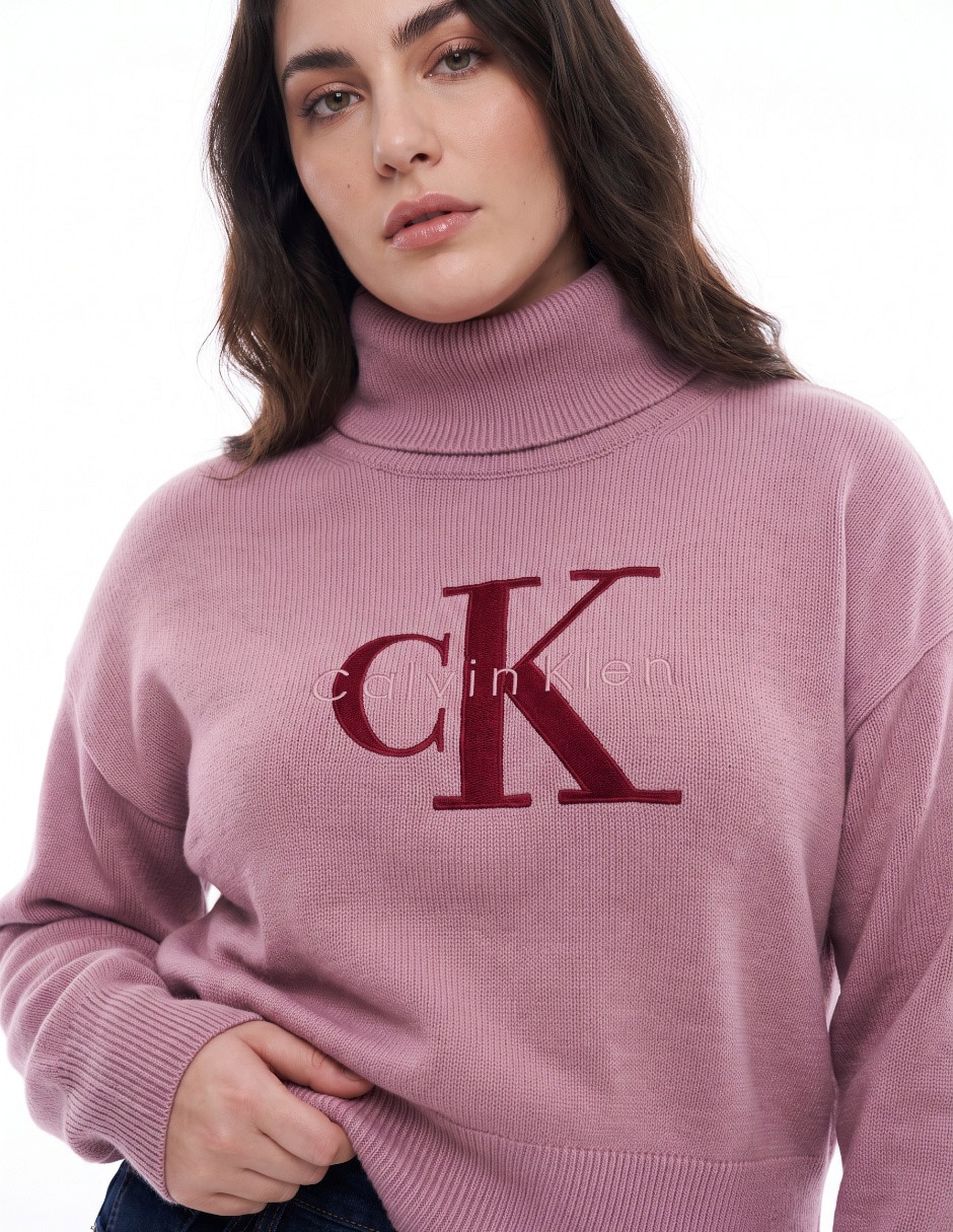 Suéter cuello alto para mujer 4