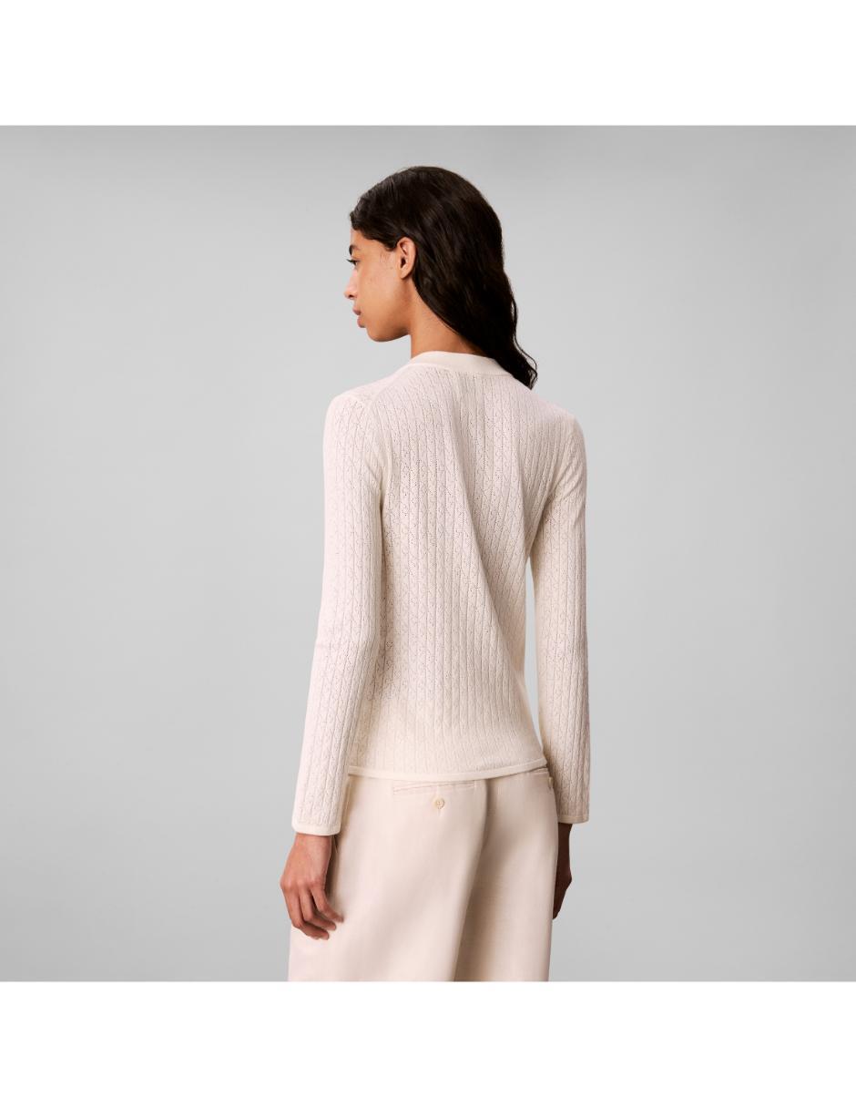 Suéter cuello v para mujer 2