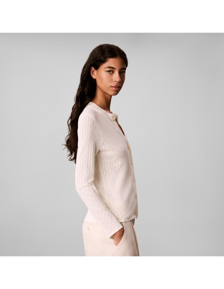 Suéter cuello v para mujer 4