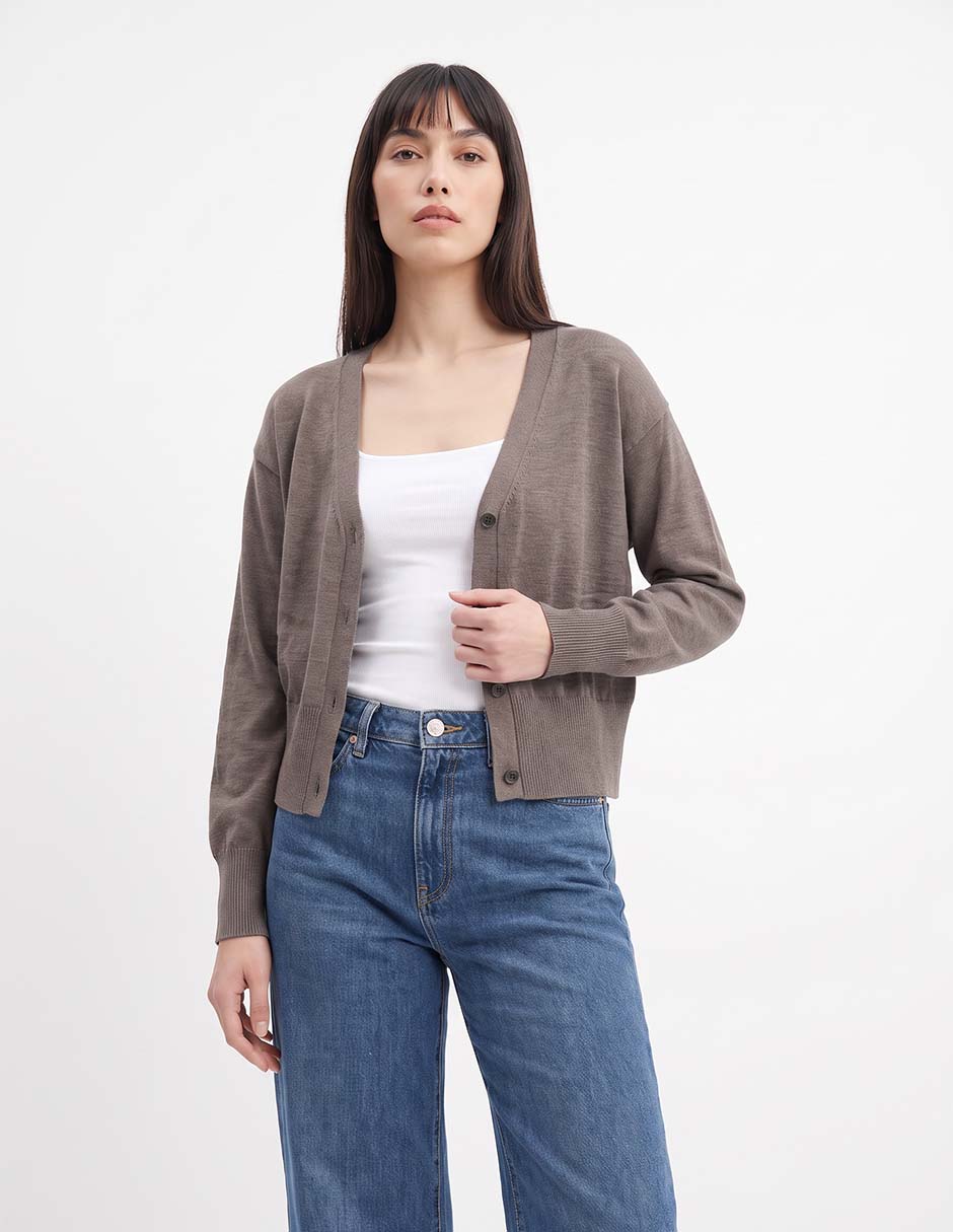 Suéter cuello V para mujer Suéter cuello V para mujer
