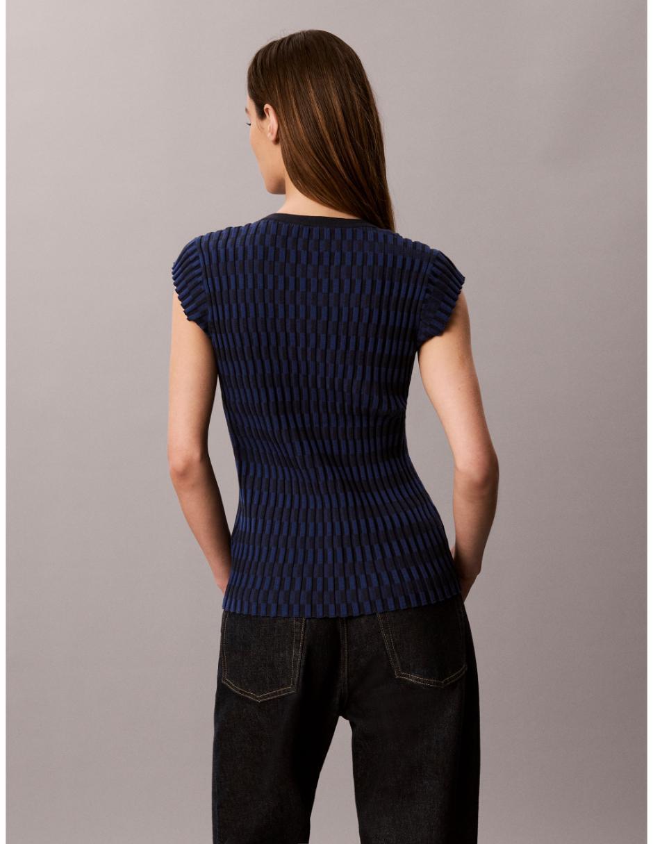 Suéter cuello redondo para mujer 2