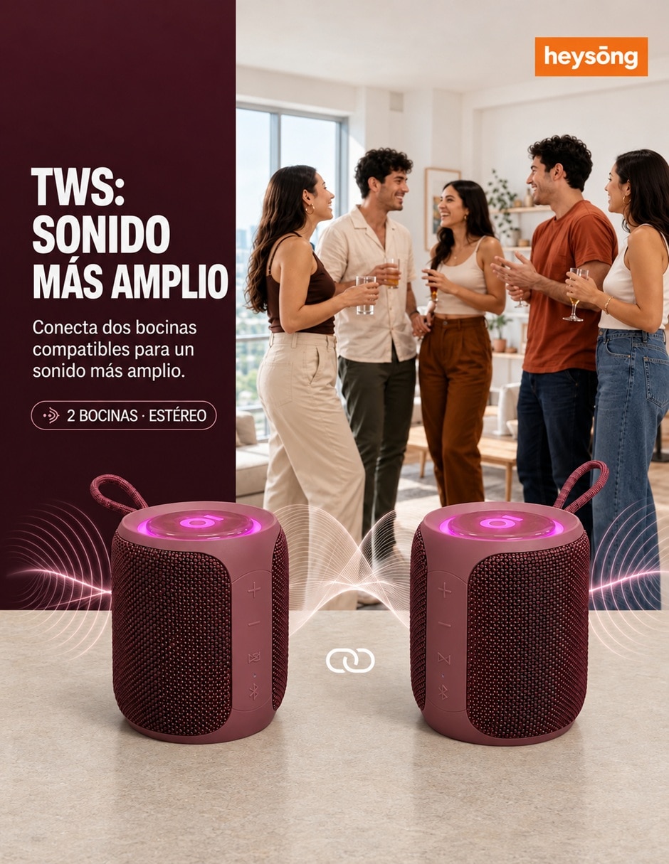 Bocina portátil bluetooth 6