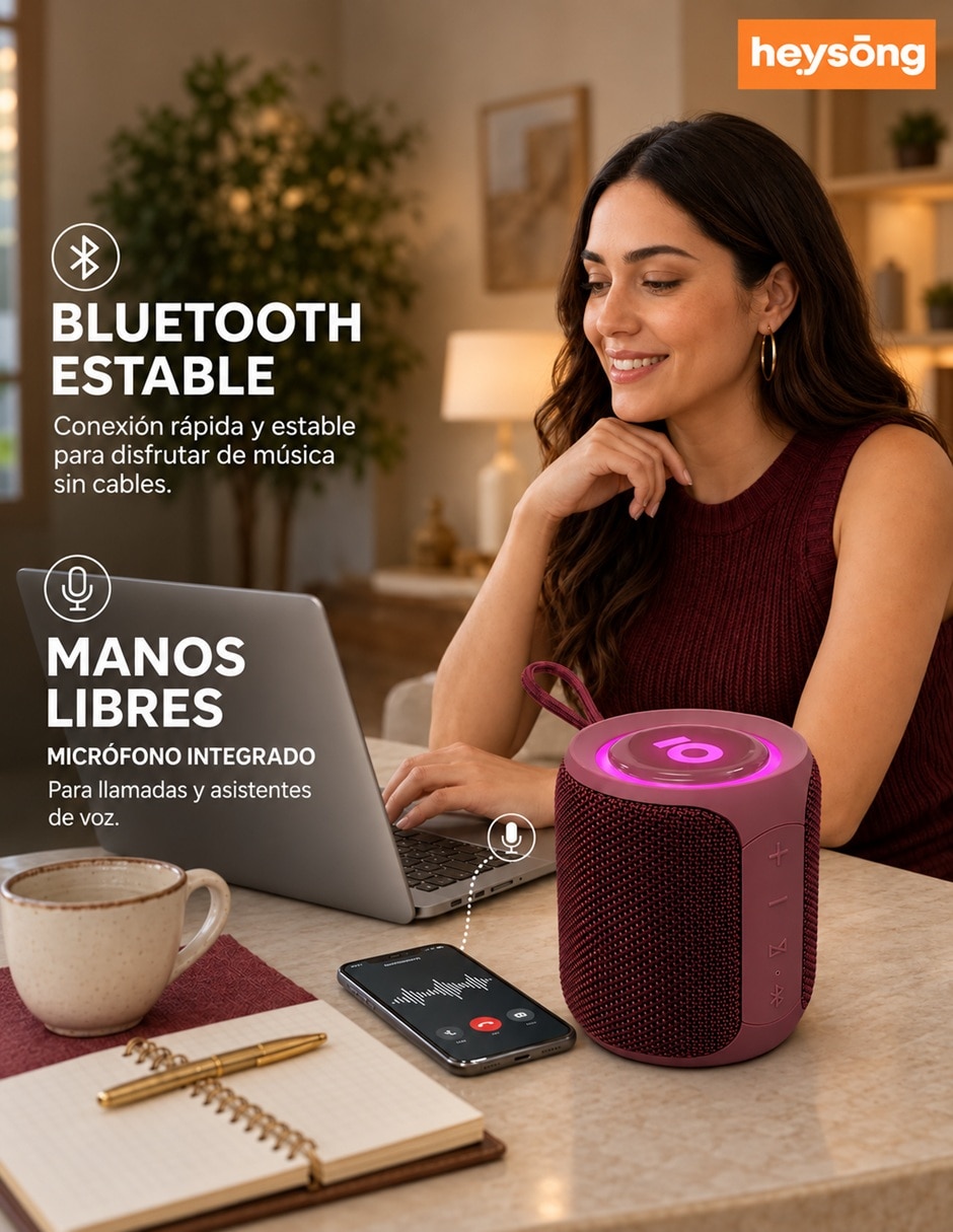 Bocina portátil bluetooth 7