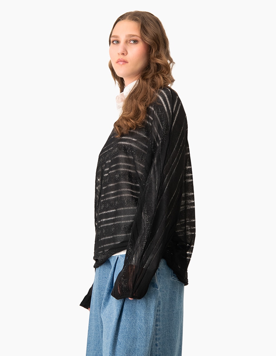 Suéter cuello redondo para mujer 5