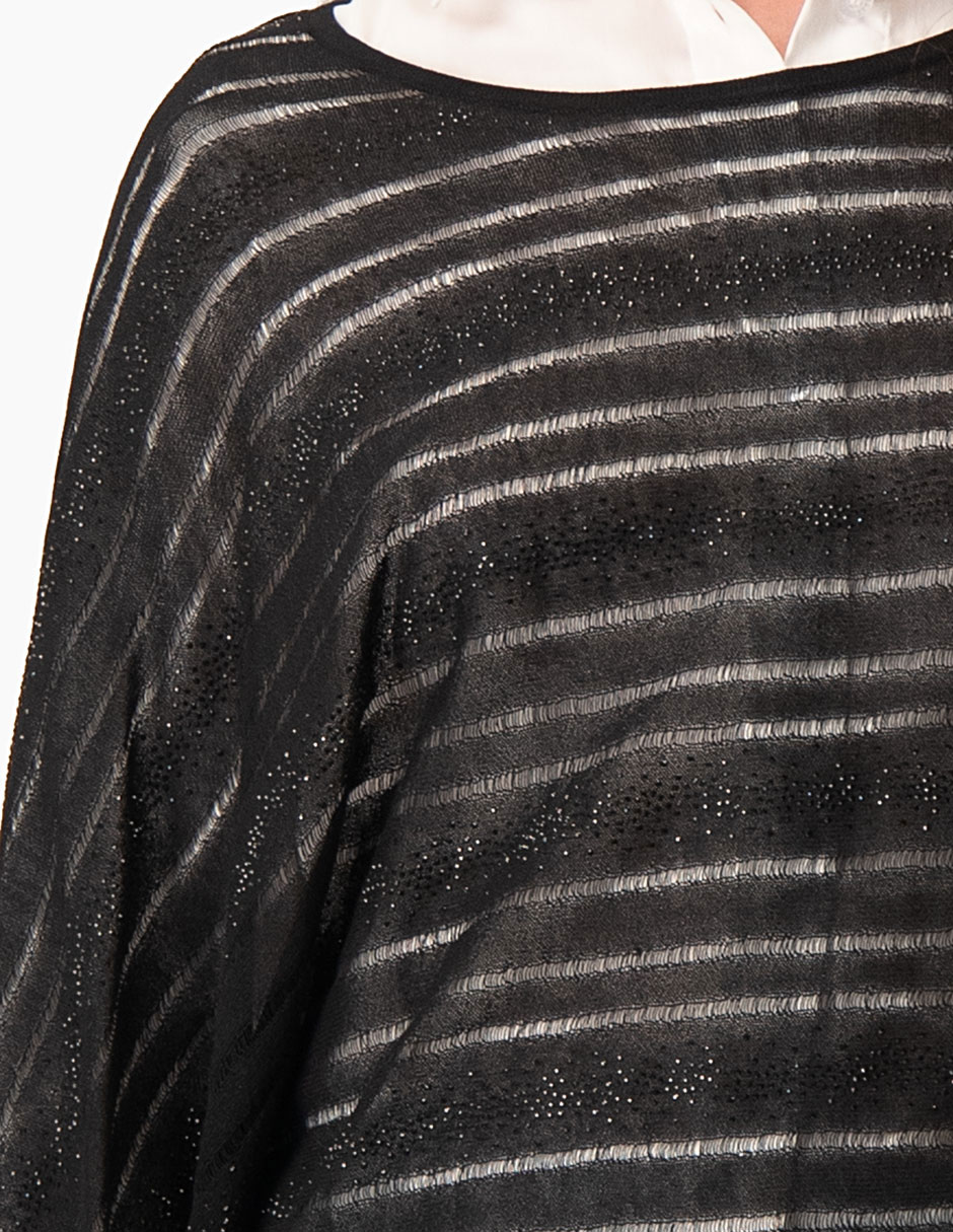 Suéter cuello redondo para mujer 2