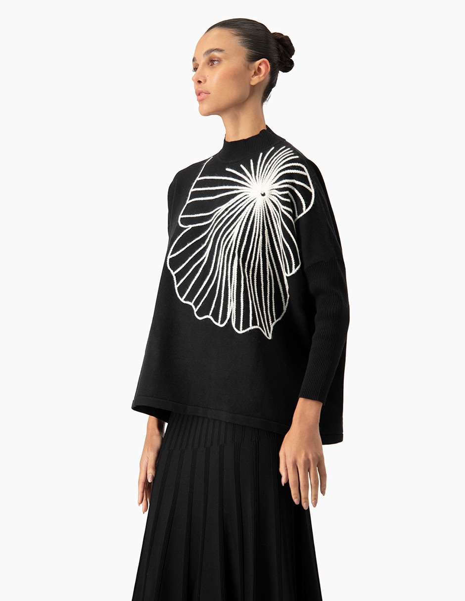 Suéter cuello alto para mujer 5