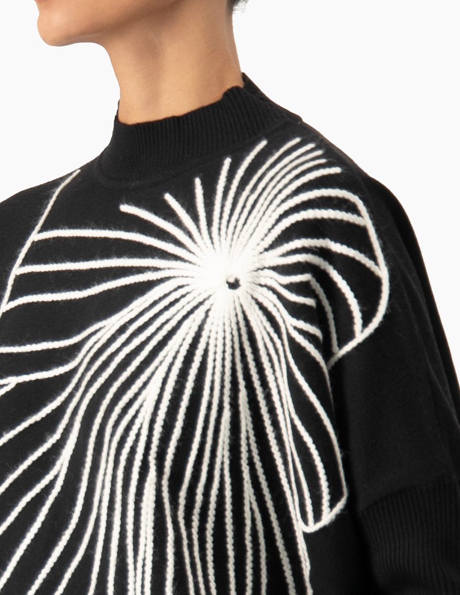 Suéter cuello alto para mujer 2