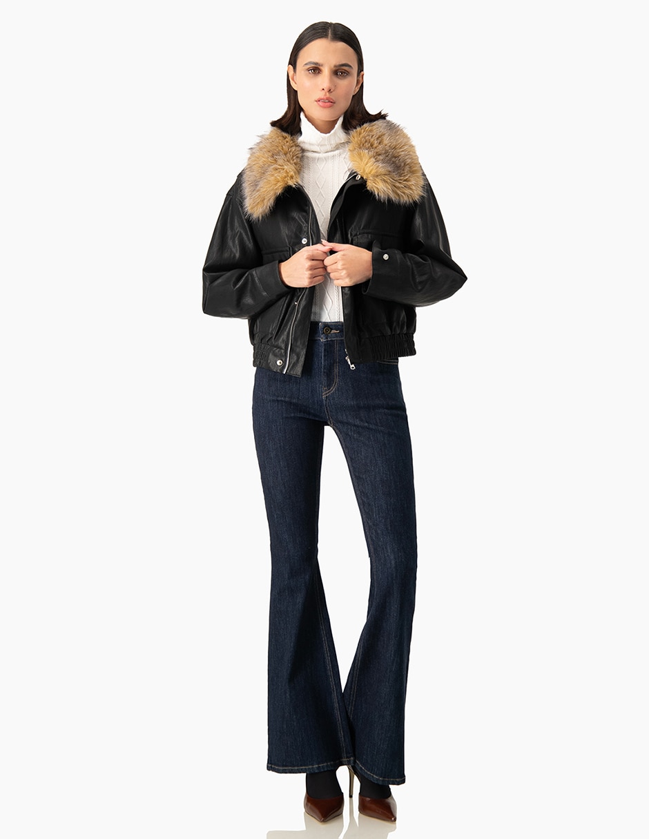 Chamarra casual para mujer 4