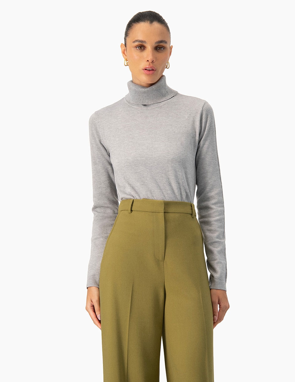 Suéter cuello alto para mujer Suéter cuello alto para mujer