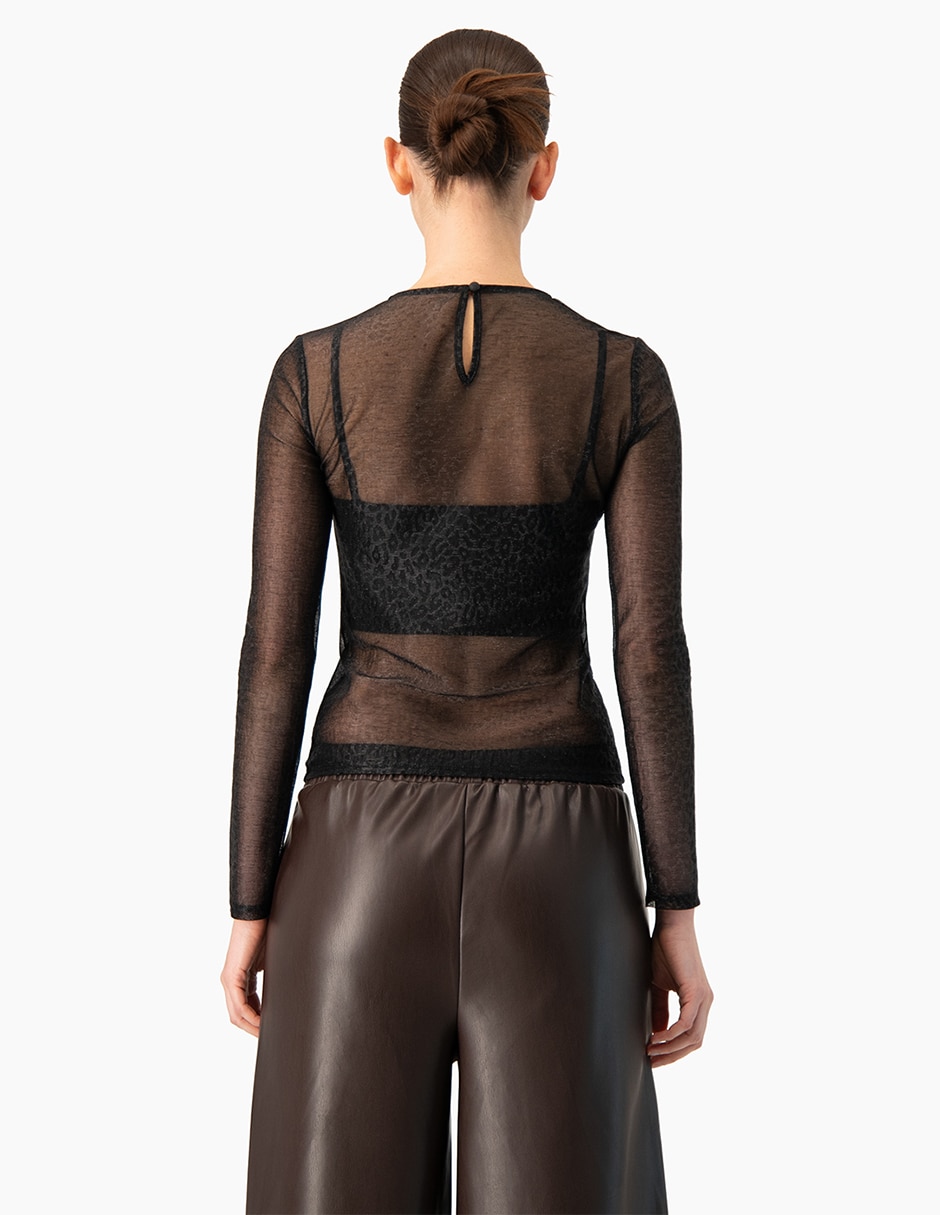 Blusa manga larga para mujer 7