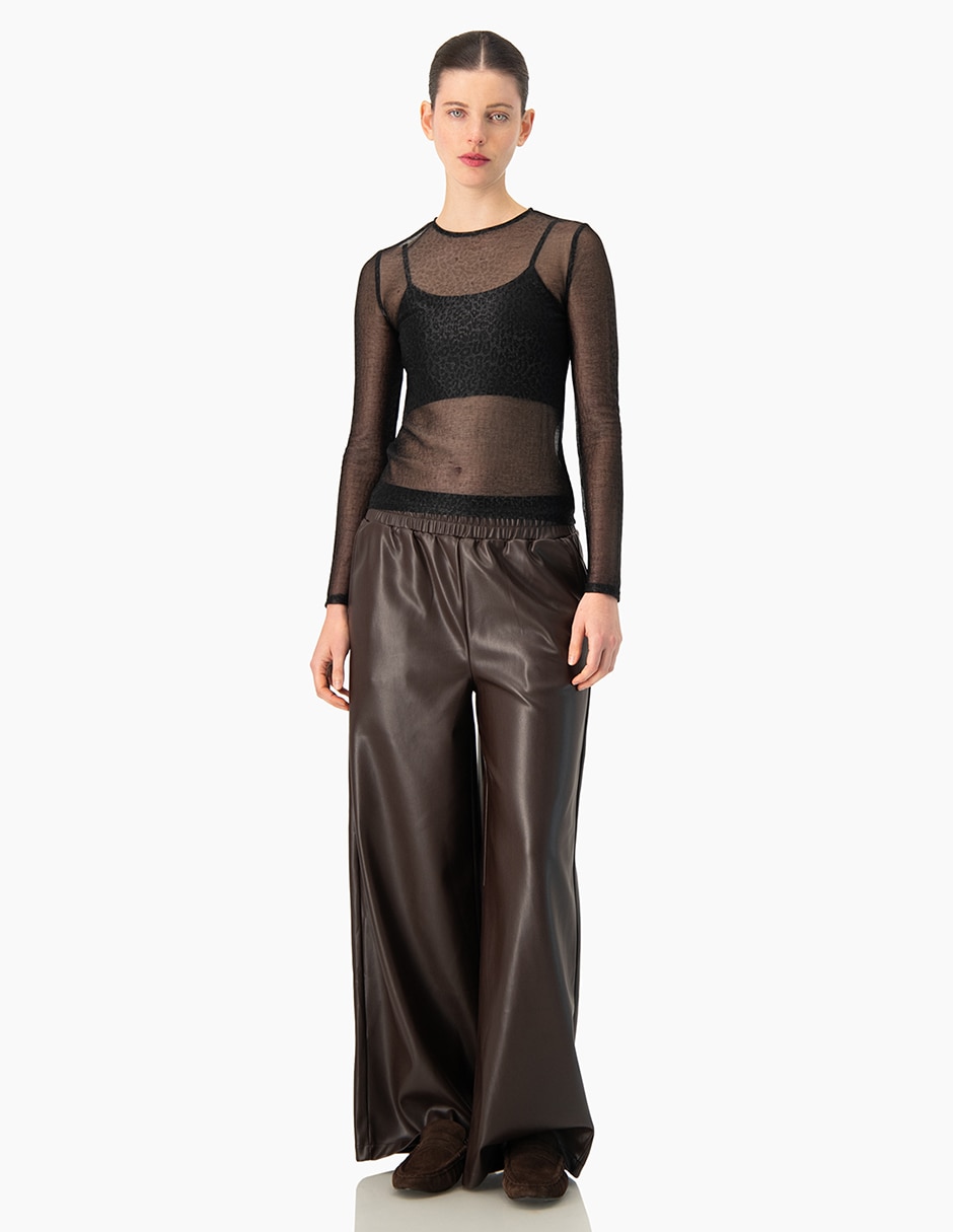 Blusa manga larga para mujer 4