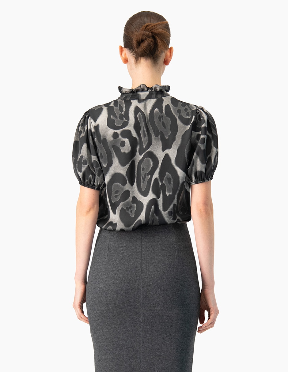 Blusa manga corta para mujer 6