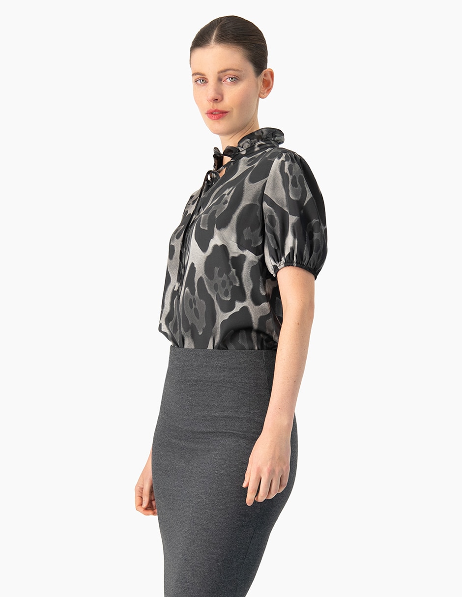 Blusa manga corta para mujer 5