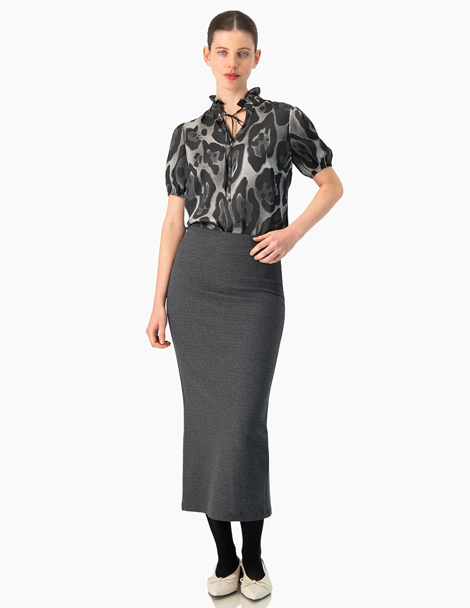 Blusa manga corta para mujer 4