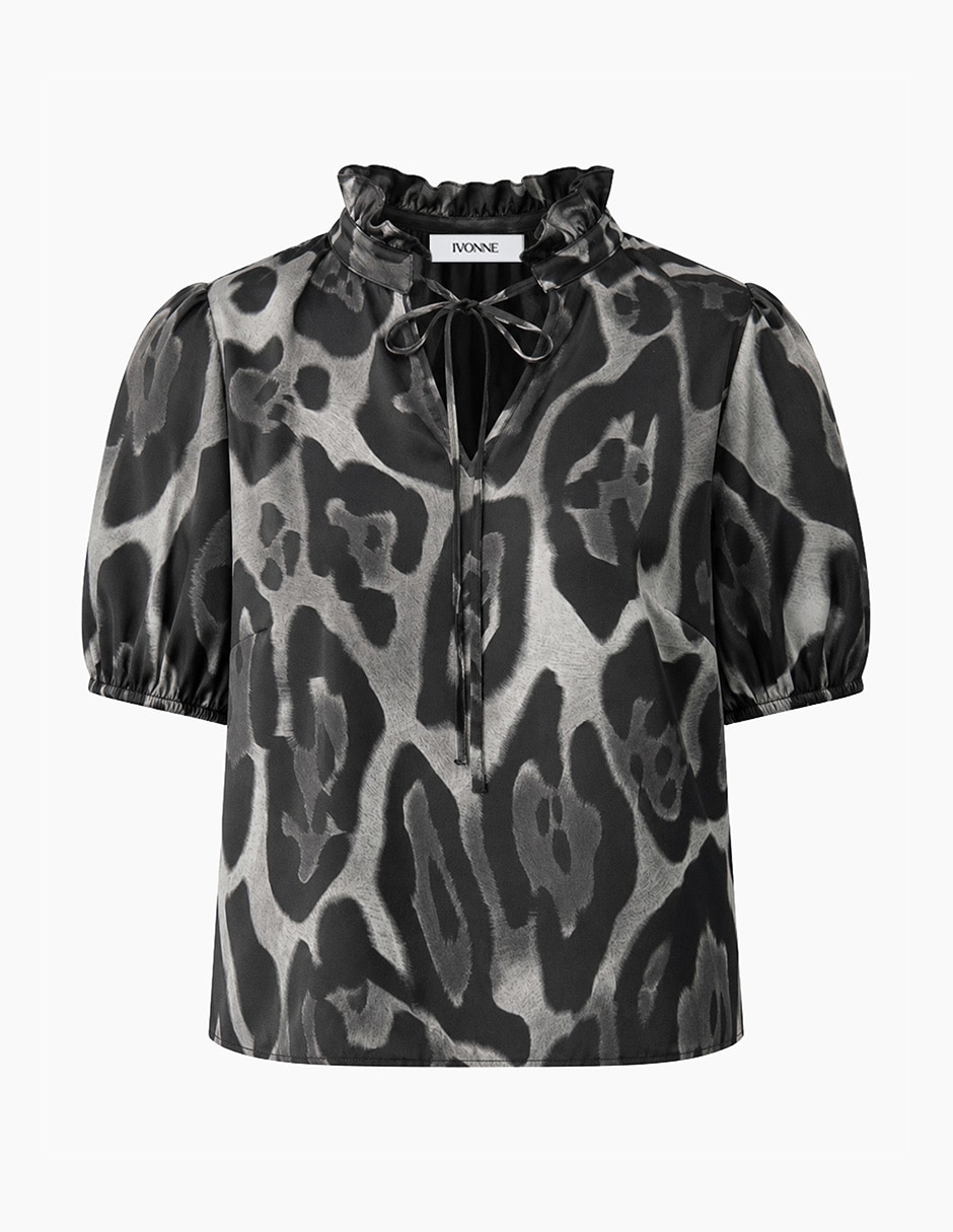 Blusa manga corta para mujer 7
